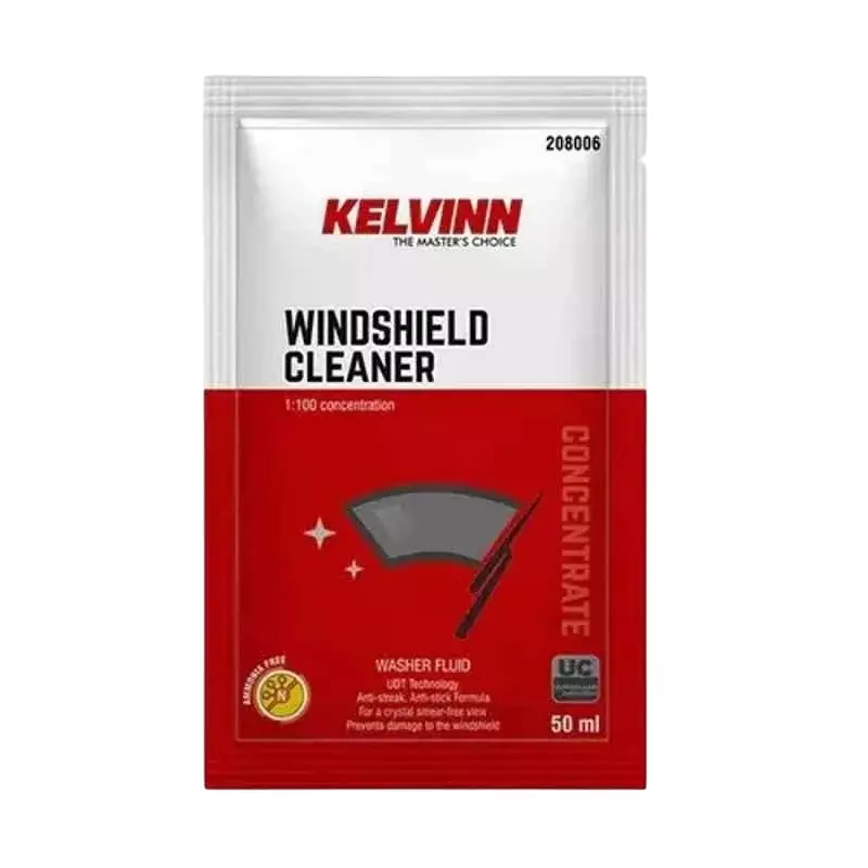 KELVINN Screen Wash 50 ml for Vehicle Windshield and Wiper System