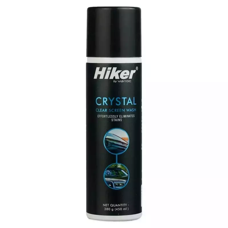 Hiker By Varroc Crystal Clear Screen Wash 450 ml, K353A38100 (Pack of 1 & 5)