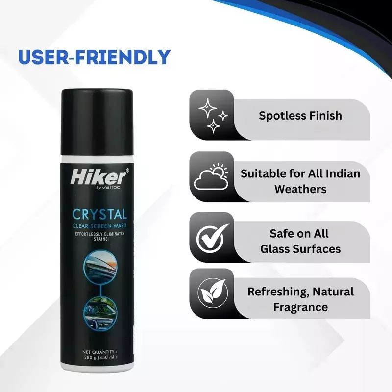 Hiker By Varroc Crystal Clear Screen Wash 450 ml, K353A38100