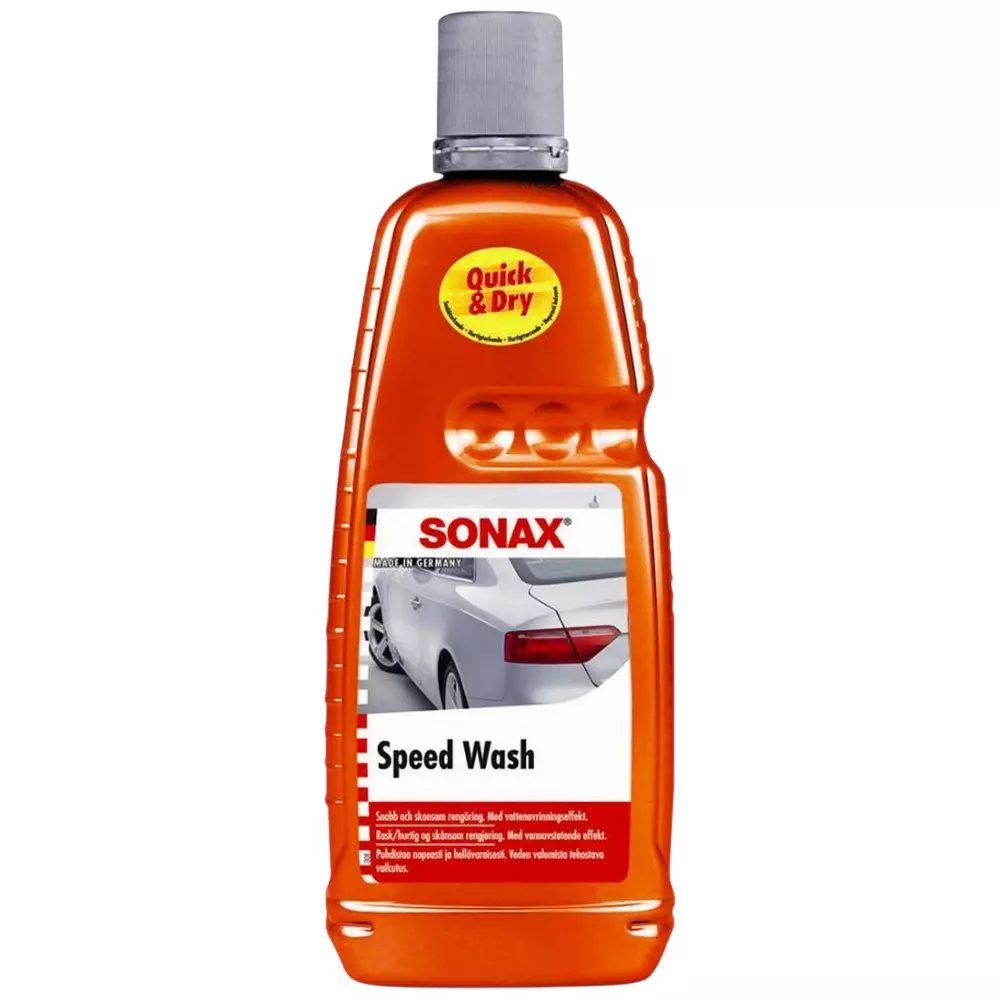 SONAX Quick & Dry High Speed Wash 1 L Phosphate-Free & pH-Neutral, 315300