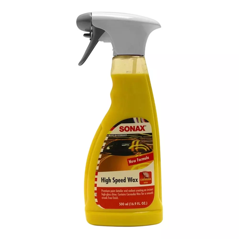 SONAX High Speed Wax 500 ml High-Gloss Finish with Carnauba Wax, 288200