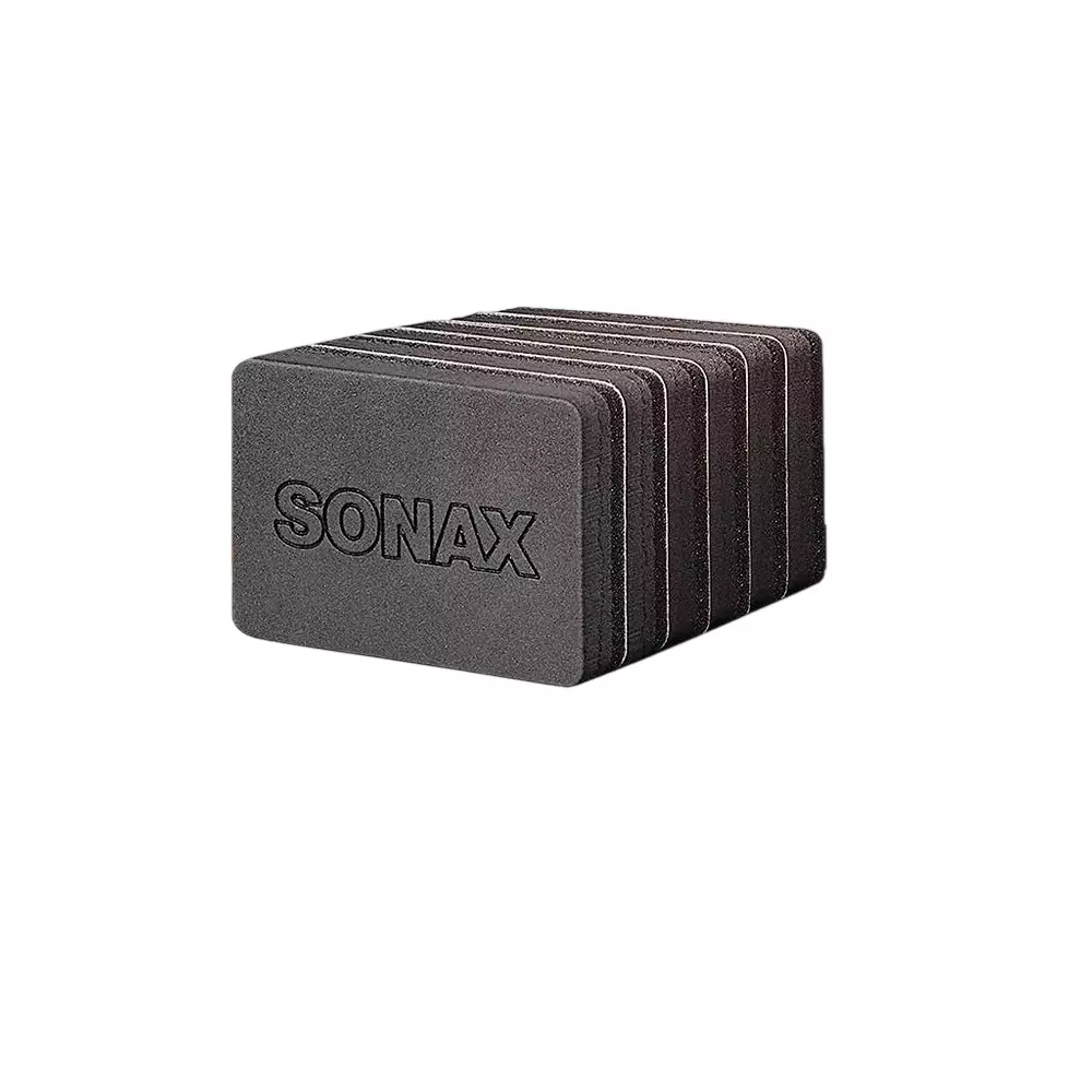 SONAX PROFILINE Coating Applicator Pads Scratch-Free Ergonomic Design with Special Fleece Surface (Pack of 6 Pcs)