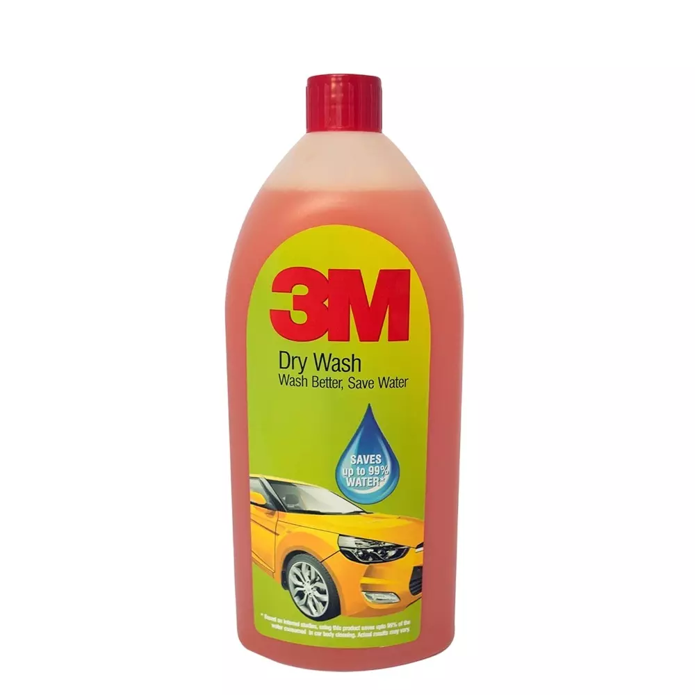 3M Dry Wash Liquid Form 1 L Capacity Bottle, (Pack of 8 Pcs)