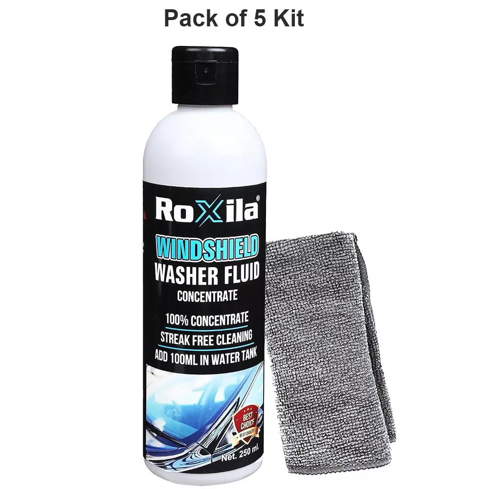roxila-windshield-washer-fluid-for-car-250-ml-with-microfiber-cloth