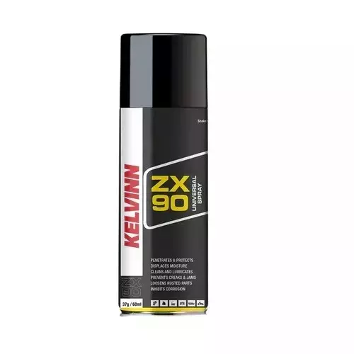 KELVINN ZX90 Universal Spray 60 ml for Metal, Iron, Chrome, Wood, Aluminium (Pack of 10)