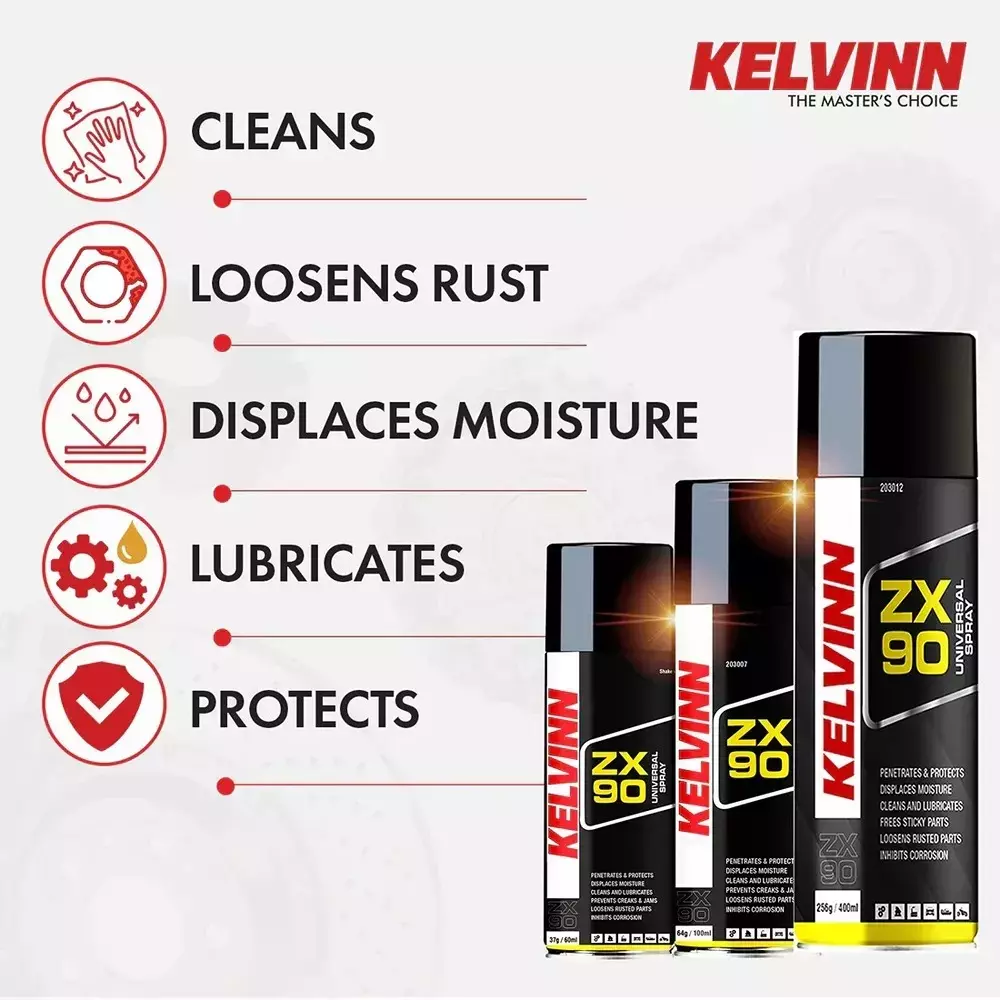 kelvinn-zx90-universal-spray-60-ml-for-metal-iron-chrome-wood-aluminium-pack-of-10
