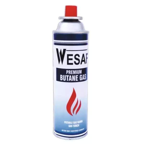 WESAF Butane Gas Canister 0001 Grade and 225 g Capacity (Pack of 5)