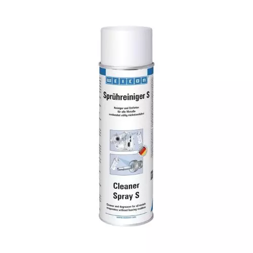 WEICON Cleaner S Spray 500 ml for Removes Oily and Greasy