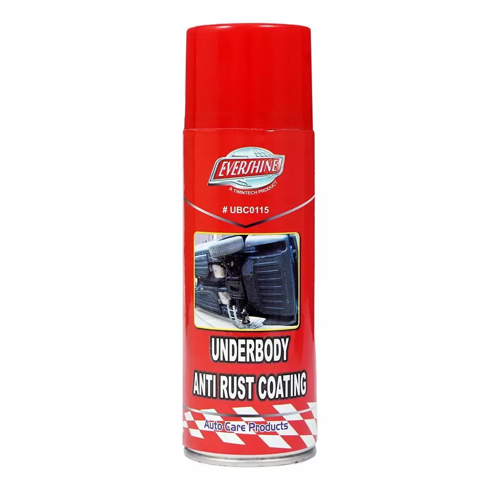 Evershine Underbody Antirust Coating 500 ml Black Spray, UBC0115 (Pack of 6)