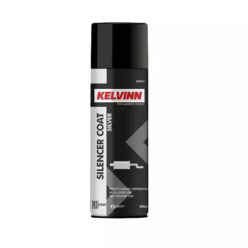 KELVINN Silencer Coating Silver Heat-Resistant Anti-Corrosive 400 ml