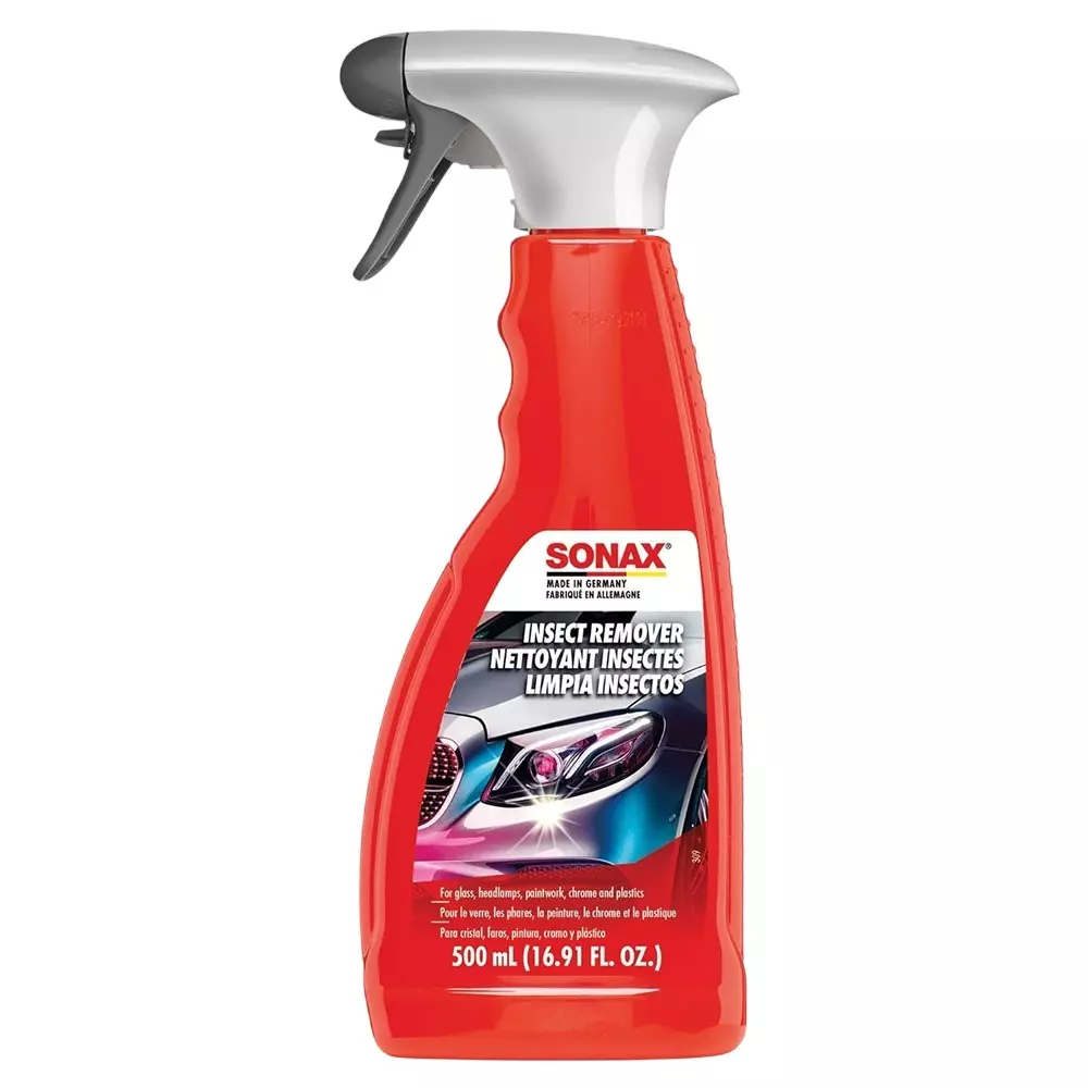 SONAX Insect Remover 500 ml Solvent-Free Formula for Glass, Chrome, Paint & Plastic