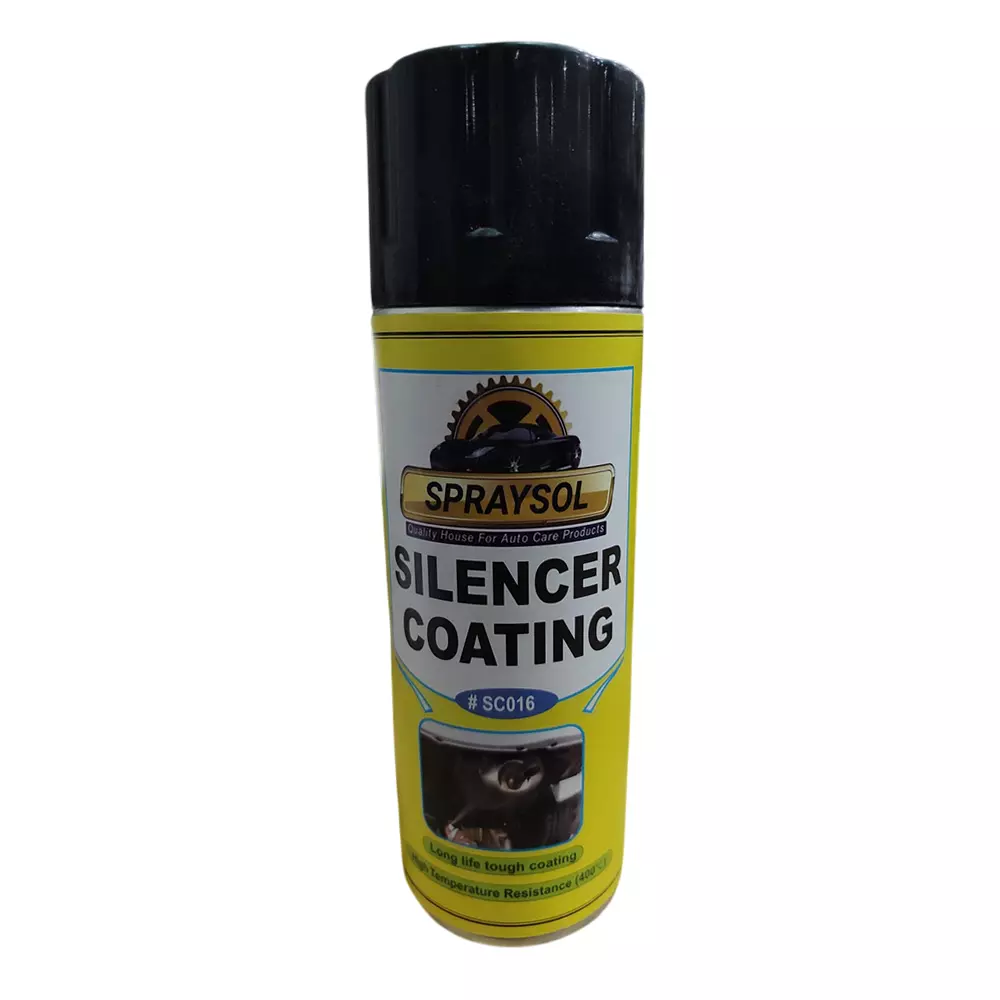 Spraysol 500 ml Silencer Coating (Silver) Spray Can, #SC016
