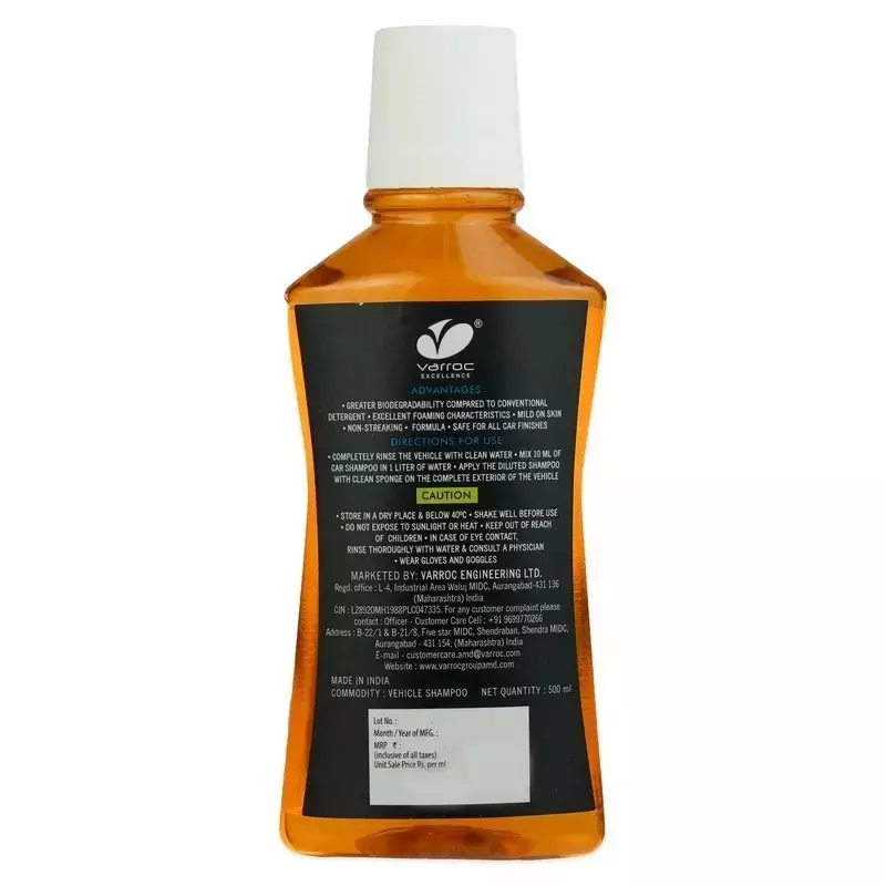 Hiker By Varroc Car Shampoo 500 ml, K353A37200 (Pack of 6)