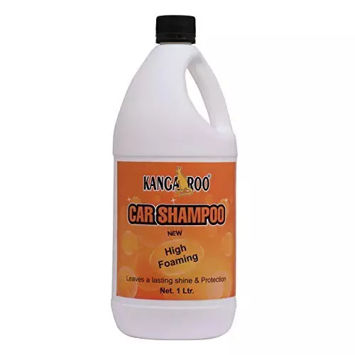 Kangaroo 1 L Car Shampoo High Foaming Non-Toxic Fresh Concentrated, PH Neutral, K_SMPO_1L