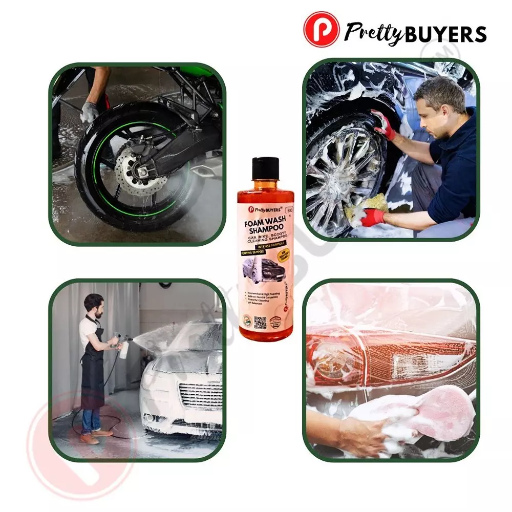 prettybuyers-500-ml-car-shampoo-concentrate-ph-neutral-snow-white-foam-pack-of-3-pcs