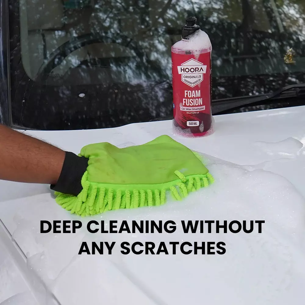 hoora-500-ml-foam-fusion-car-shampoo-premium-thick-foam-blend-of-natural-waxes-ph-balanced-liquid-for-cars-and-bikes