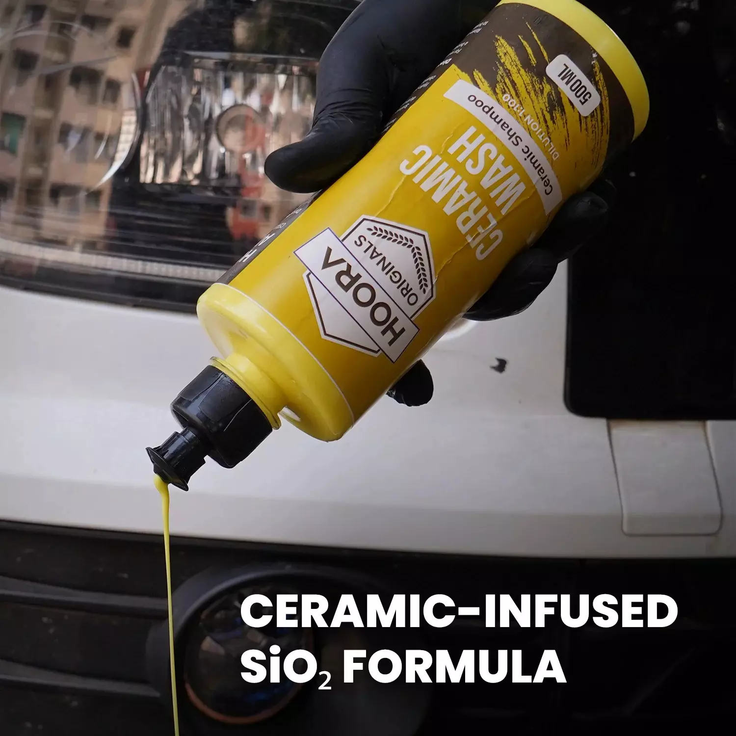 hoora-500-ml-ceramic-car-shampoo-liquid-formula-with-advanced-ceramic-infusion-technology-for-cars-and-bikes