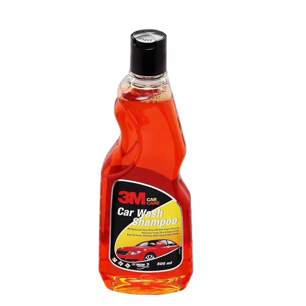 3M Car Wash Shampoo Liquid Aloe Vera 500 ml Capacity Bottle, (Pack of 12 Pcs)