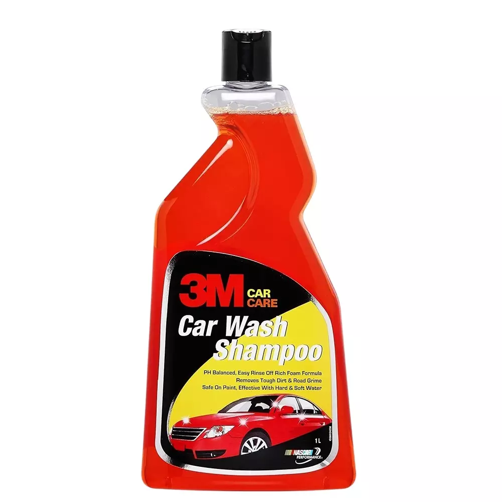 3M Car Wash Shampoo Liquid Cherry Scent 1 L Bottle, (Pack of 8 Pcs)