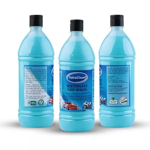 TetraClean Waterless Dry Car Wash Concentrate 1 L Acid Free Eco-Friendly For Cleaning, Shining and Smoothness of Vehicles