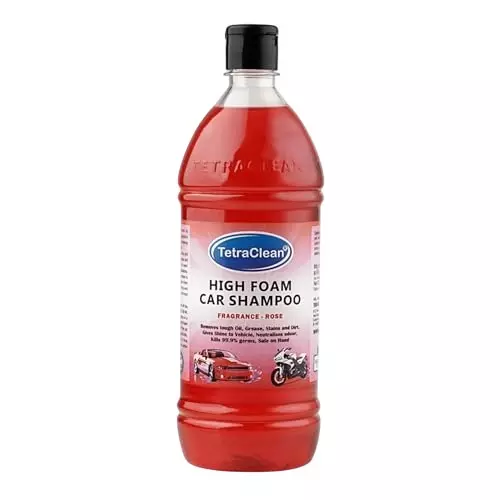 TetraClean Car Shampoo Wash 1 L Non-Toxic pH Neutral for Automotive Exterior Metal Parts