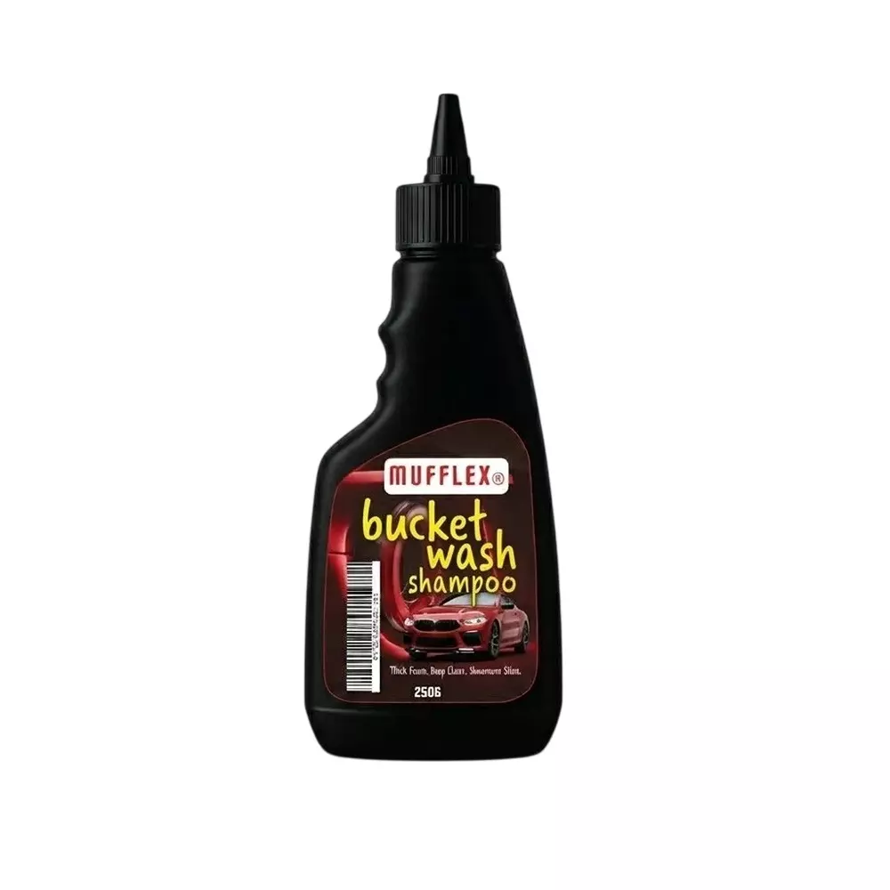 Mufflex Eco Bucket Wash Foam Shampoo 250 ml Bottle Citrus Fragrance for Car Washing