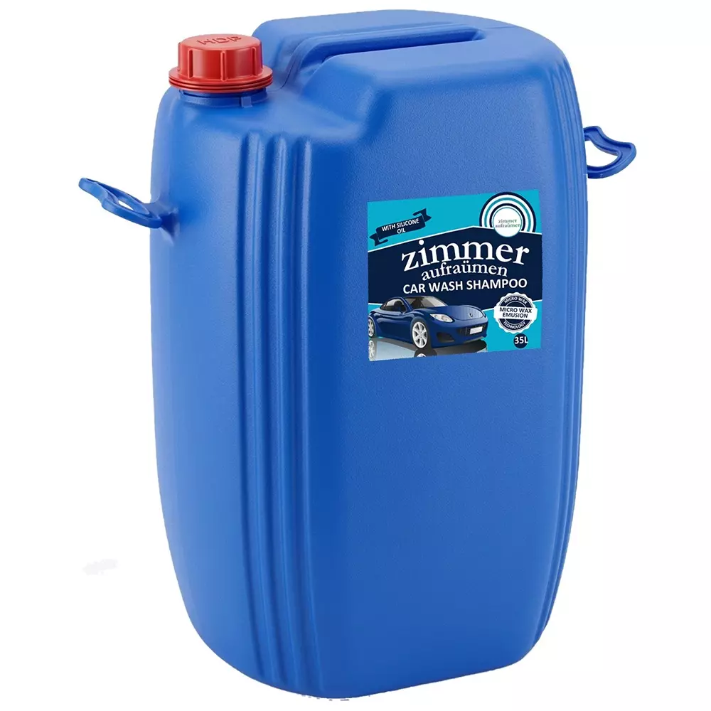 Zimmer Aufraumen Car Wash Shampoo With Silicone Oils & Micro Wax Coating Technology 35 L Can, ZA-CARCLR5L