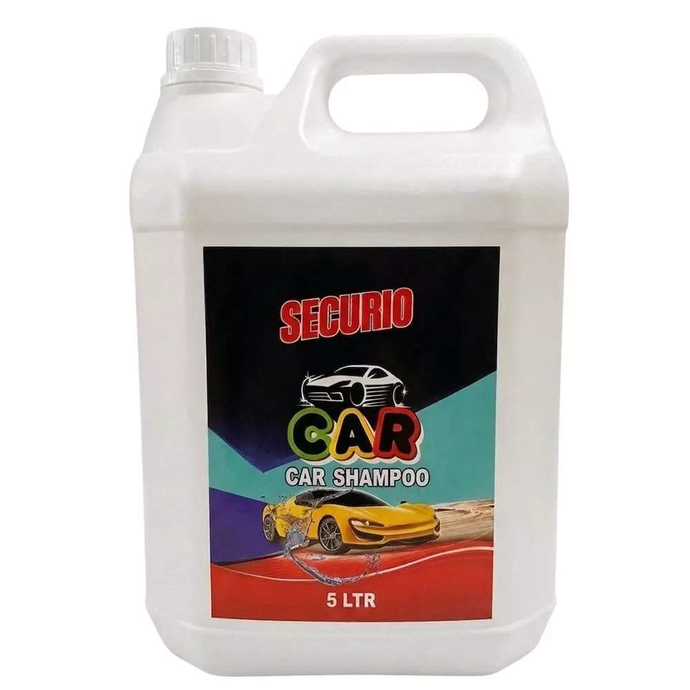 Securio Car Wash Shampoo 5 L for Cars, Bikes and Other Vehicles