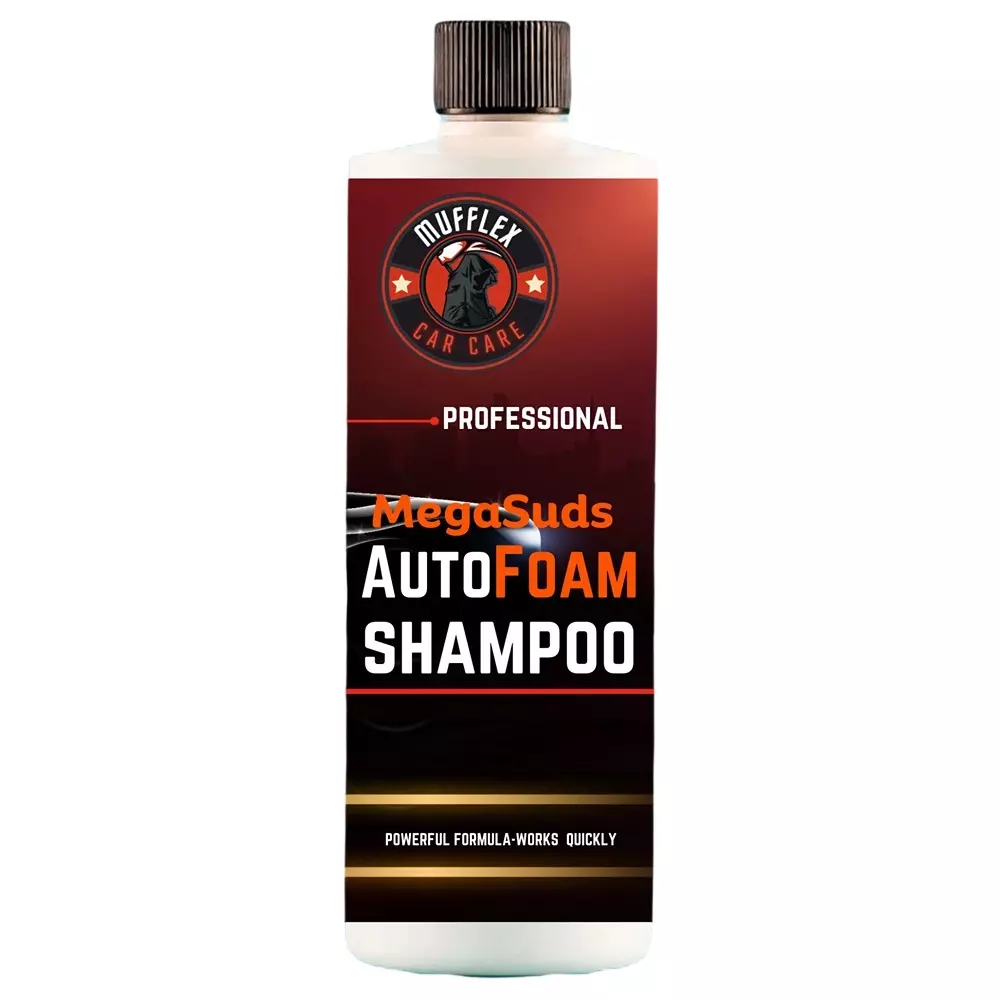 Mufflex Megasuds Car Wash Foam Shampoo 250 ml Bottle Fresh Fragrance for Car Washing