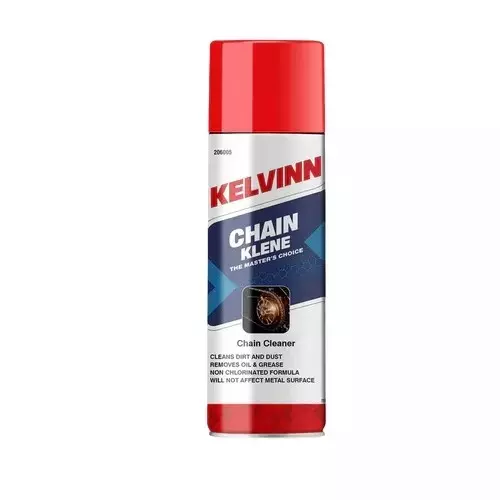 KELVINN Chain Klene Spray Aerosol-Based Cleaner And Protective Lubricant 100 ml (Pack of 5)