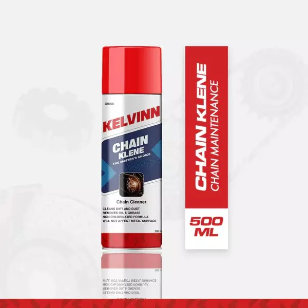 KELVINN Chain Klene Spray Aerosol-Based Cleaner And Protective Lubricant 500 ml