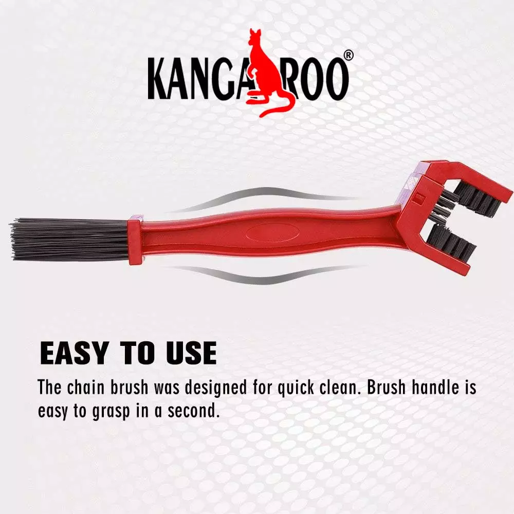 kangaroo-150-ml-multipurpose-lubricant-spray-with-chain-cleaning-brush-for-motor-bikes-and-chain-driven-machines-cl150-pack-of-5-kit