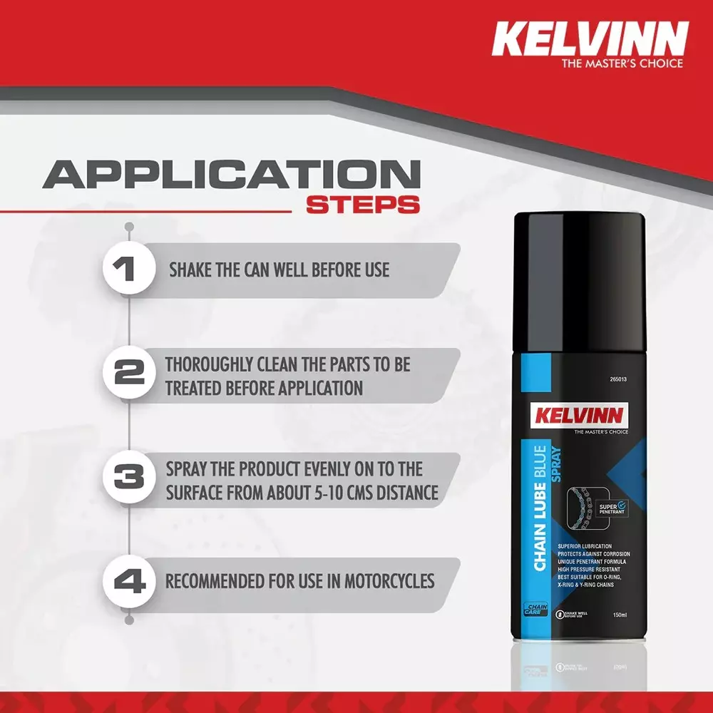 KELVINN High-Performance Chain Lube Spray 150 ml