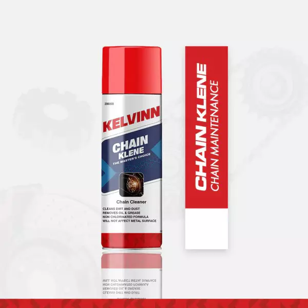 KELVINN Chain Klene Spray Aerosol-Based Cleaner And Protective Lubricant 100 ml
