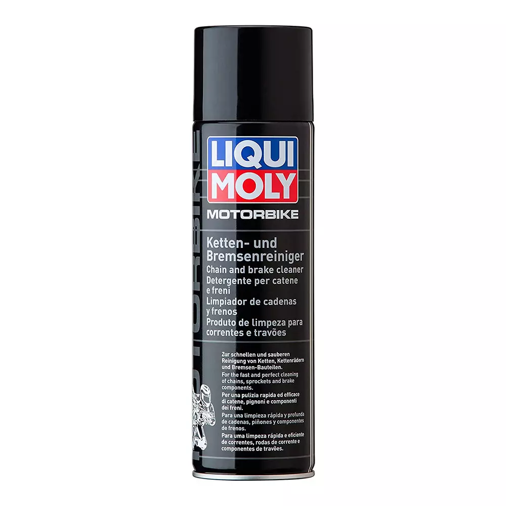 Liqui Moly Motorbike Chain and Brake Cleaner 500 ml Capacity, 1602