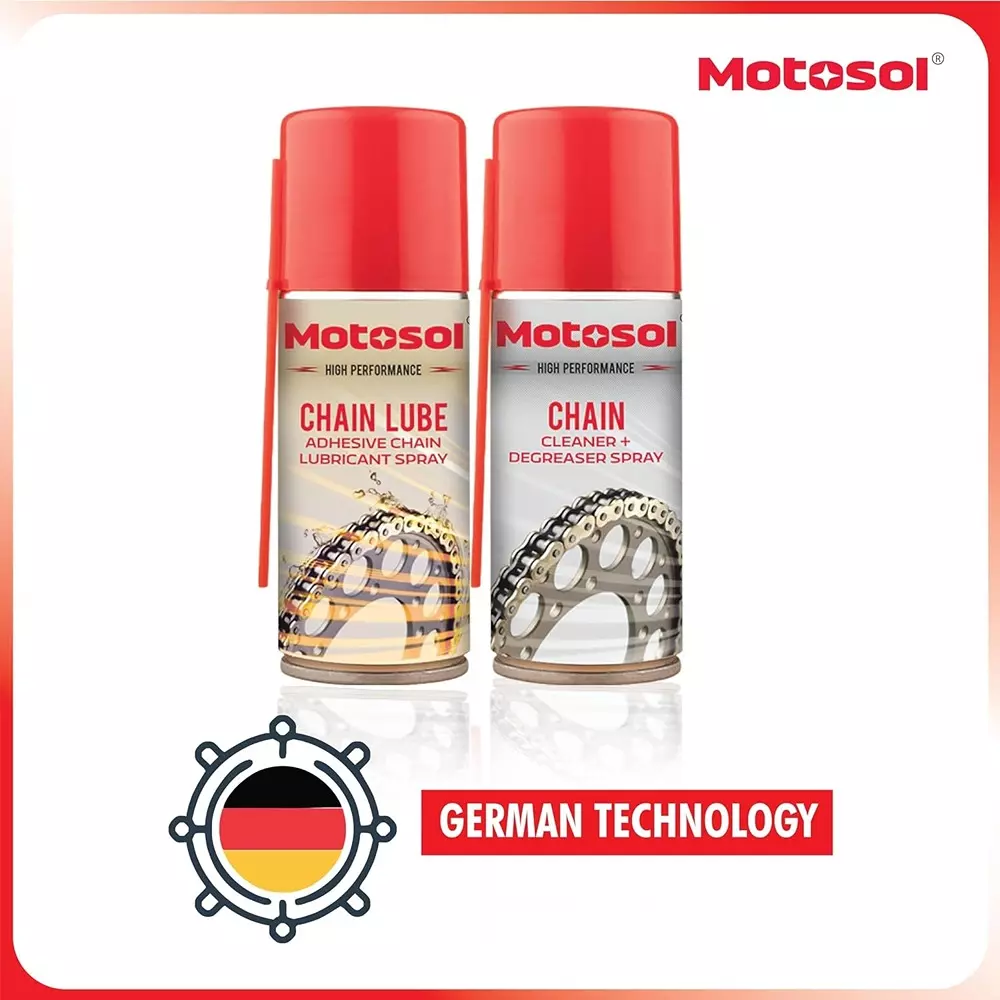 motosol-adhesive-chain-lubricating-spray-chain-cleaner-degreaser-combo-100-ml-each-mtsl-00-892-100