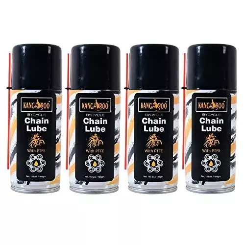Kangaroo 150 ml All Weather Bicycle Chain Lube ‎Increase Efficiency, Prevent Corrosion, BCL-150 ML (Pack of 4)