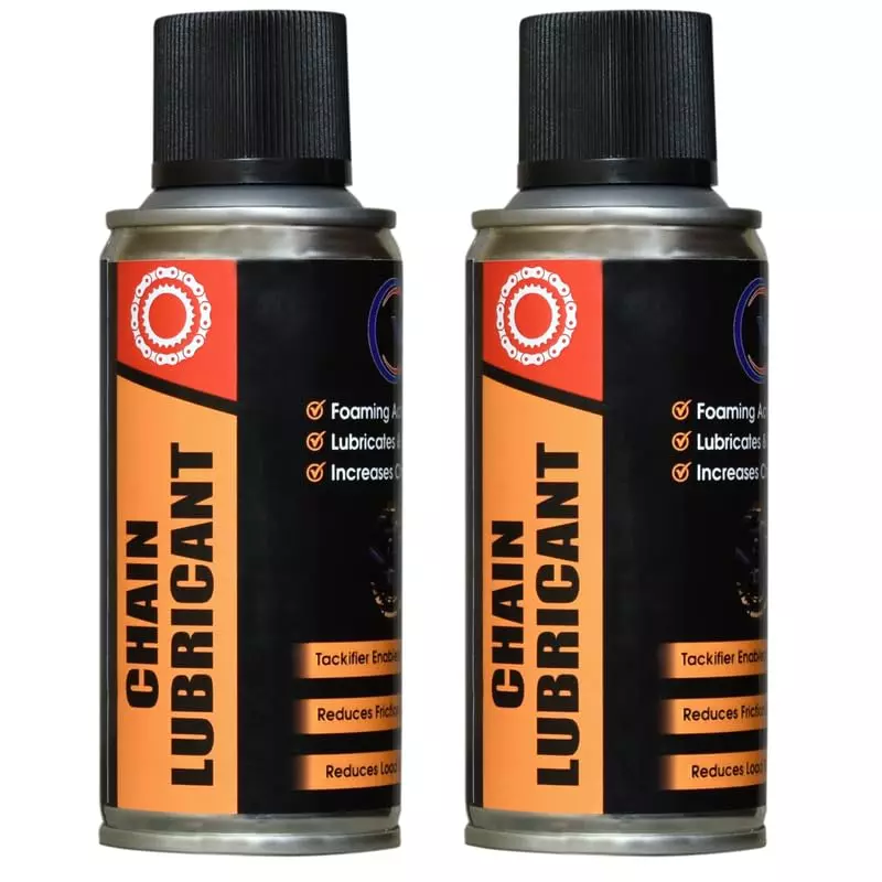 VAI Chain Lubricant Oil 150 ml Each Can for Car & Bikes (Pack of 2 Pcs)