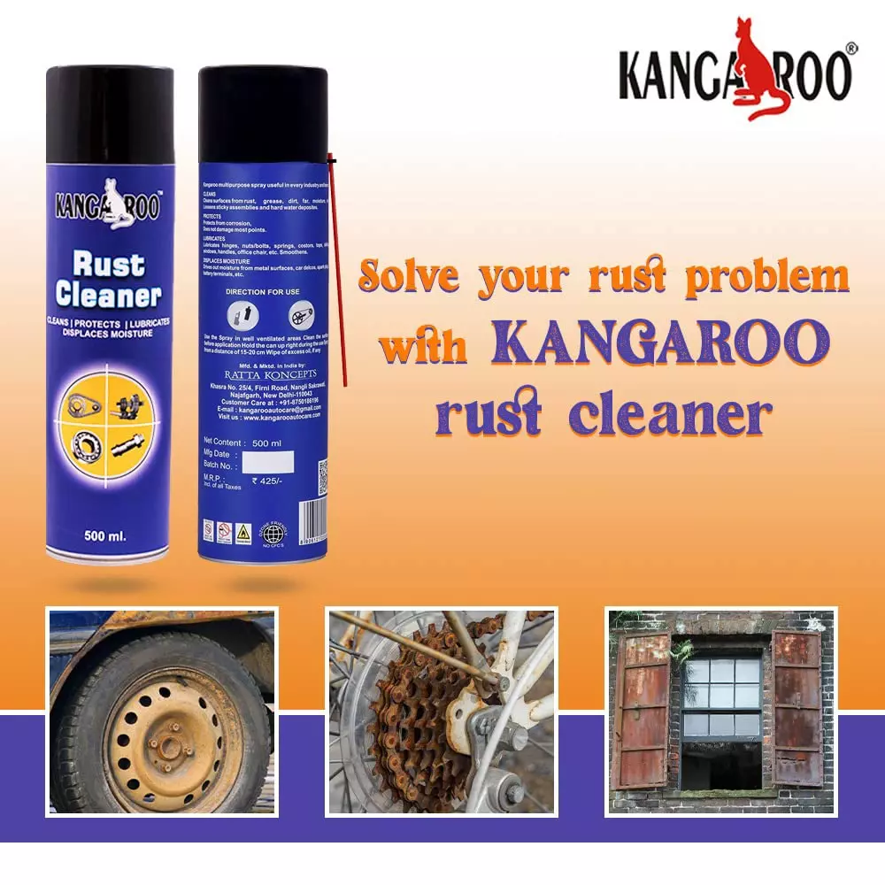 kangaroo-500-ml-each-chain-lubricant-spray-and-rust-cleaner-for-motor-bikes-and-chain-driven-machines-cl-500-rr-500