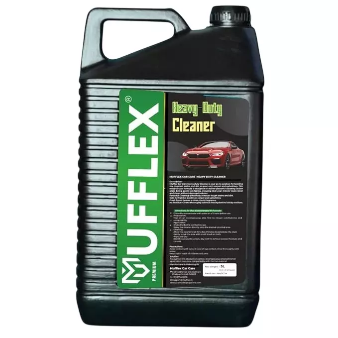 Mufflex Heavy Duty Cleaner 5 L Can Fresh Fragrance for Car Washing