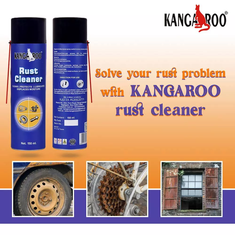 kangaroo-150-ml-rust-cleaner-and-200-ml-all-for-one-multipurpose-liquid-polish-for-cleaning-vehicles-rr-150-afo-200