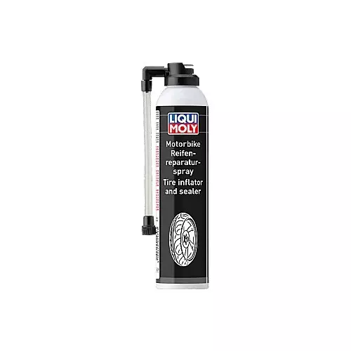 Liqui Moly Motorbike Tire Inflator and Sealer 300 ml Capacity, 1579