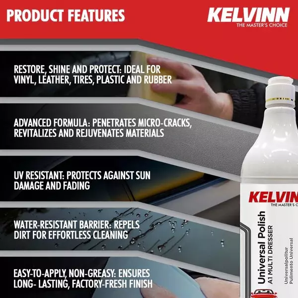 KELVINN A1 Universal Dresser 250 ml Dirt-Repellent Formulation