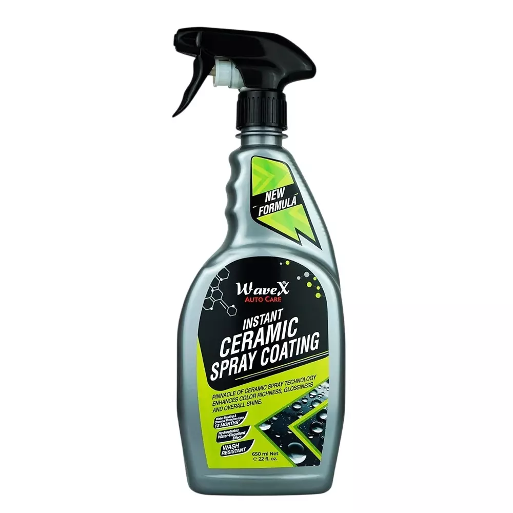 WAVEX 650 ml Instant Ceramic Spray Coating Liquid Formula for Enhancing Car & Bike Looks, ICS650_AZ