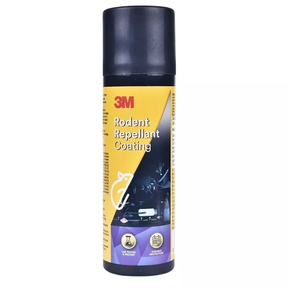 3M Rodent Repellant Coating Aerosol Form Fragrance Free for Engine Parts and Wires Cleaning, (Pack of 36 Pcs)