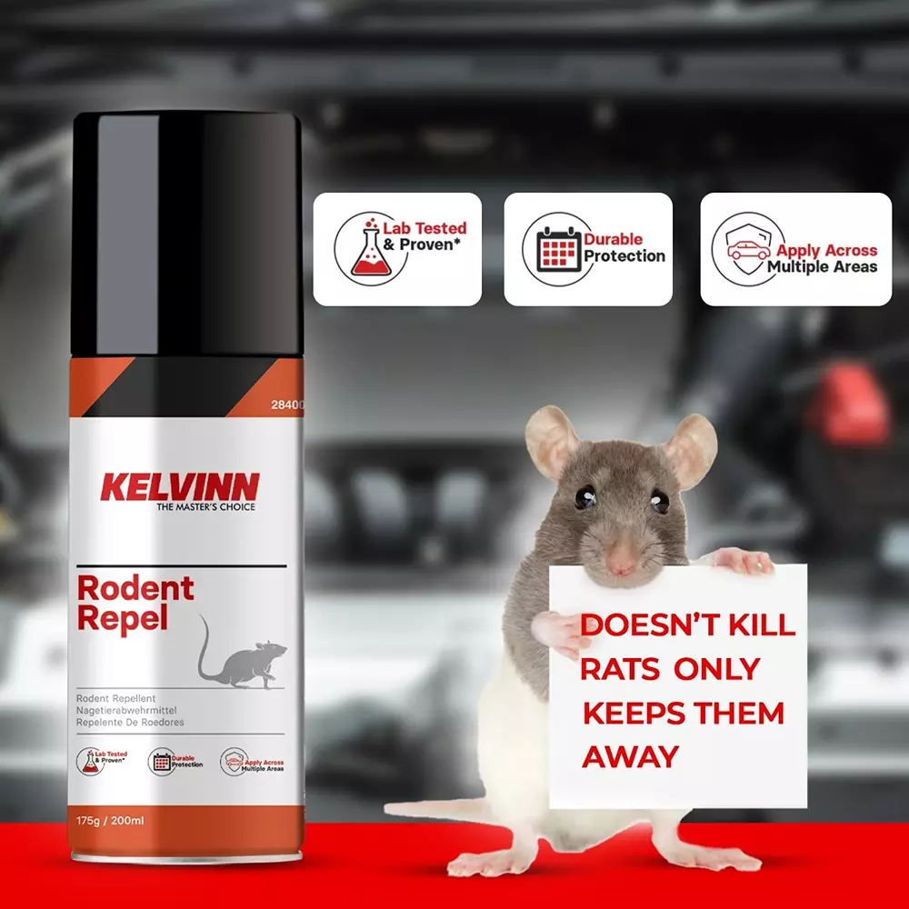 KELVINN Unscented Rodent Repellent Spray 200 ml