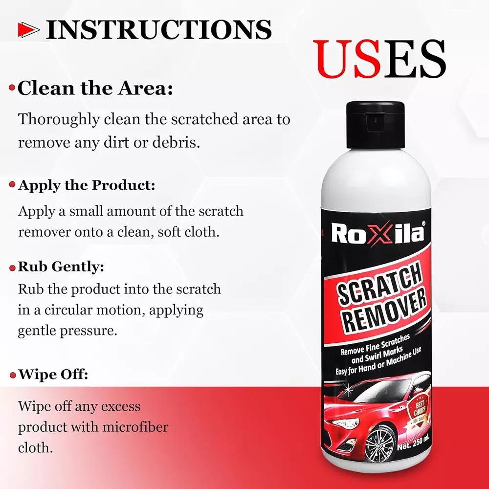 roxila-scratch-remover-for-car-250-ml-microfiber-cloth-removes-minor-scratches-swirl-marks-paint-defects