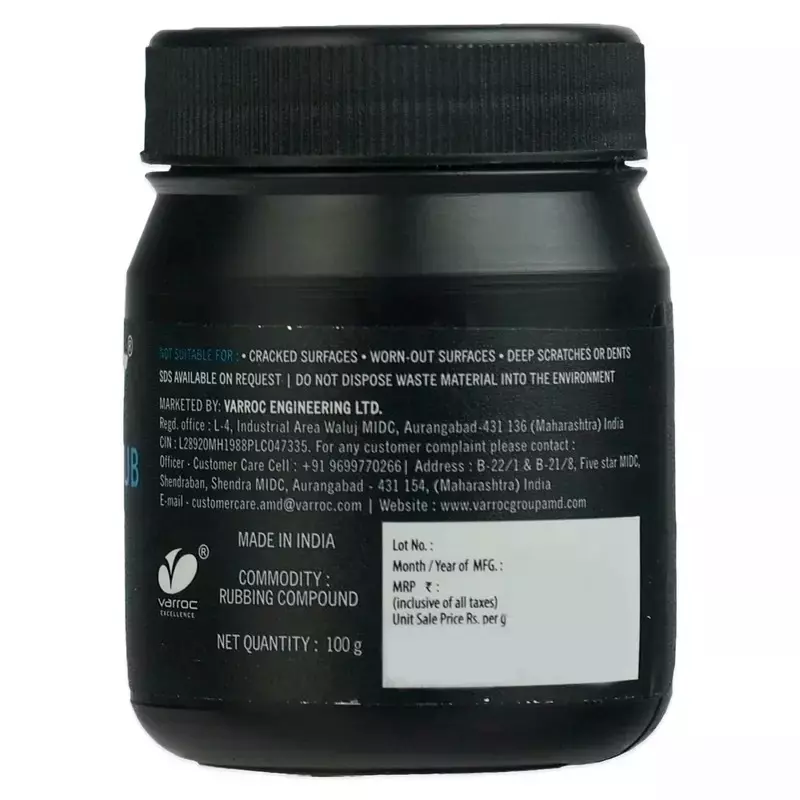 Hiker By Varroc 1 Step Rub Scratch Remover & Polishing Compound 100 g, K353A38500 (Pack of 6)