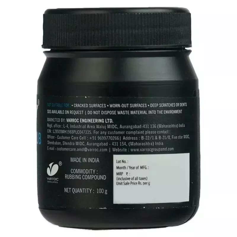 Hiker By Varroc 1 Step Rub Scratch Remover & Polishing Compound 100 g, K353A38500 (Pack of 6)