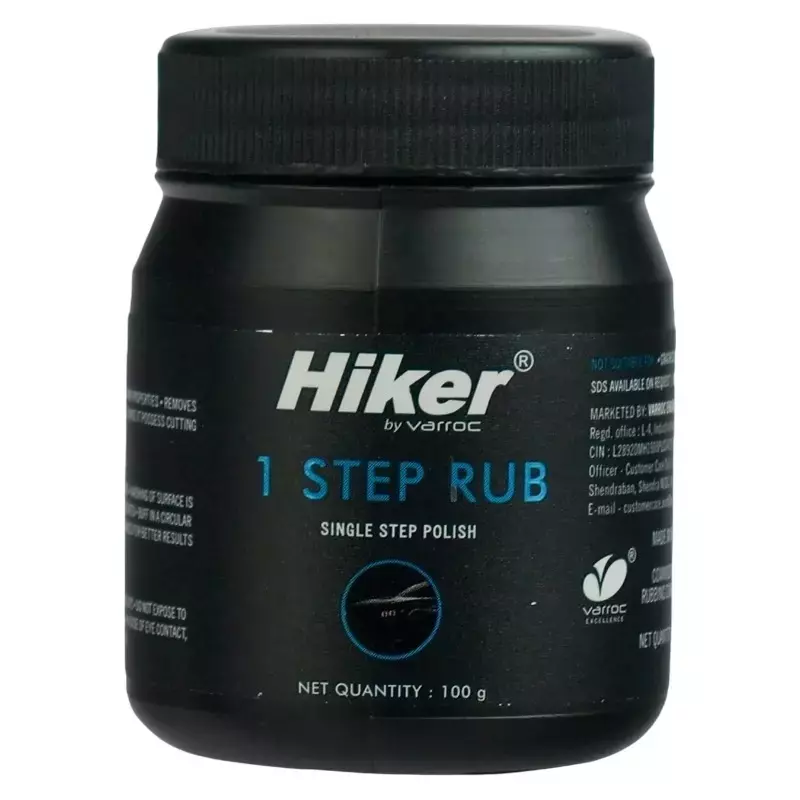 Hiker By Varroc 1 Step Rub Scratch Remover & Polishing Compound 100 g, K353A38500 (Pack of 12)